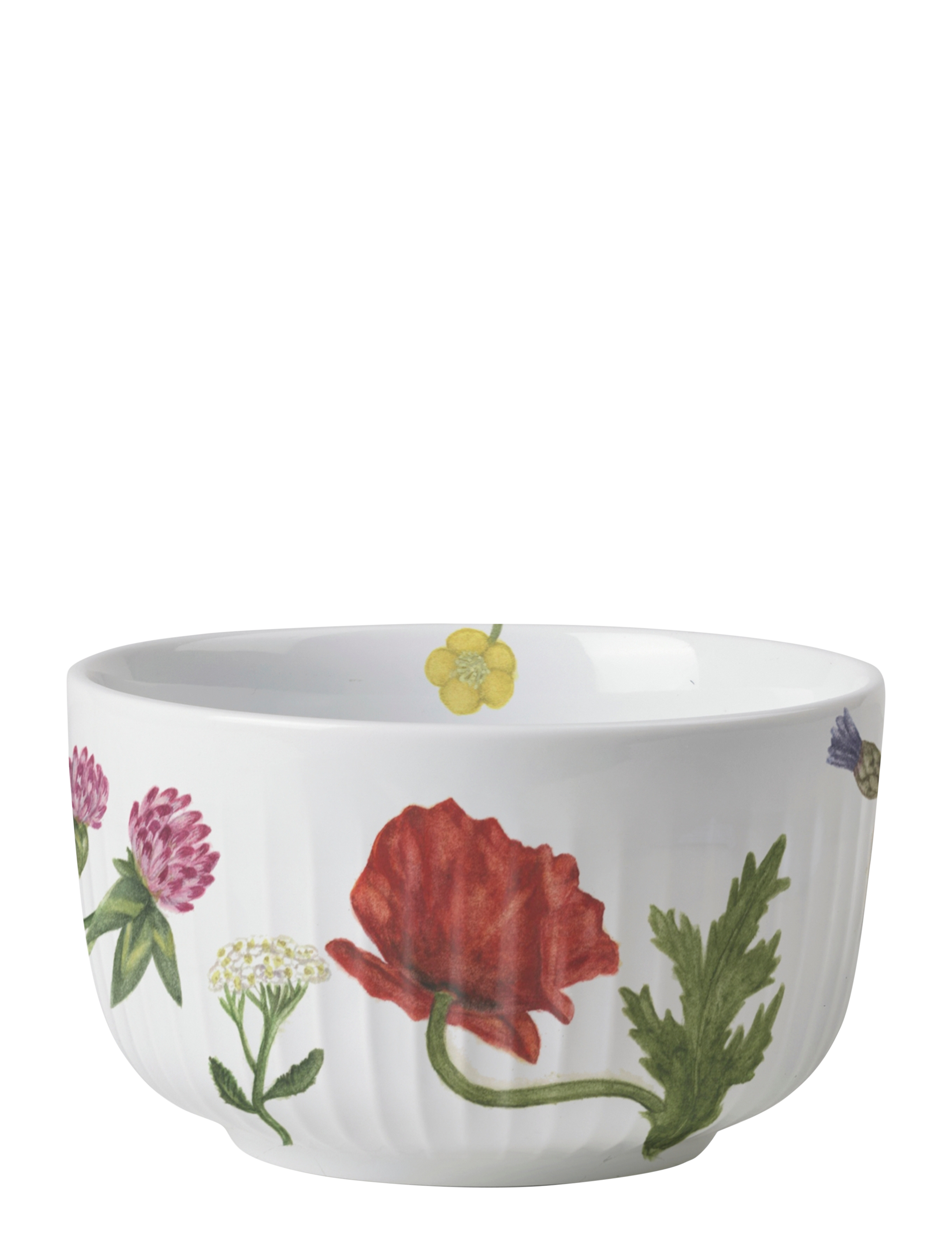 KÄHLER Hammershøi Summer Skål Ø12 Cm Wild Flowers Weiß - 12 CM - Unisex