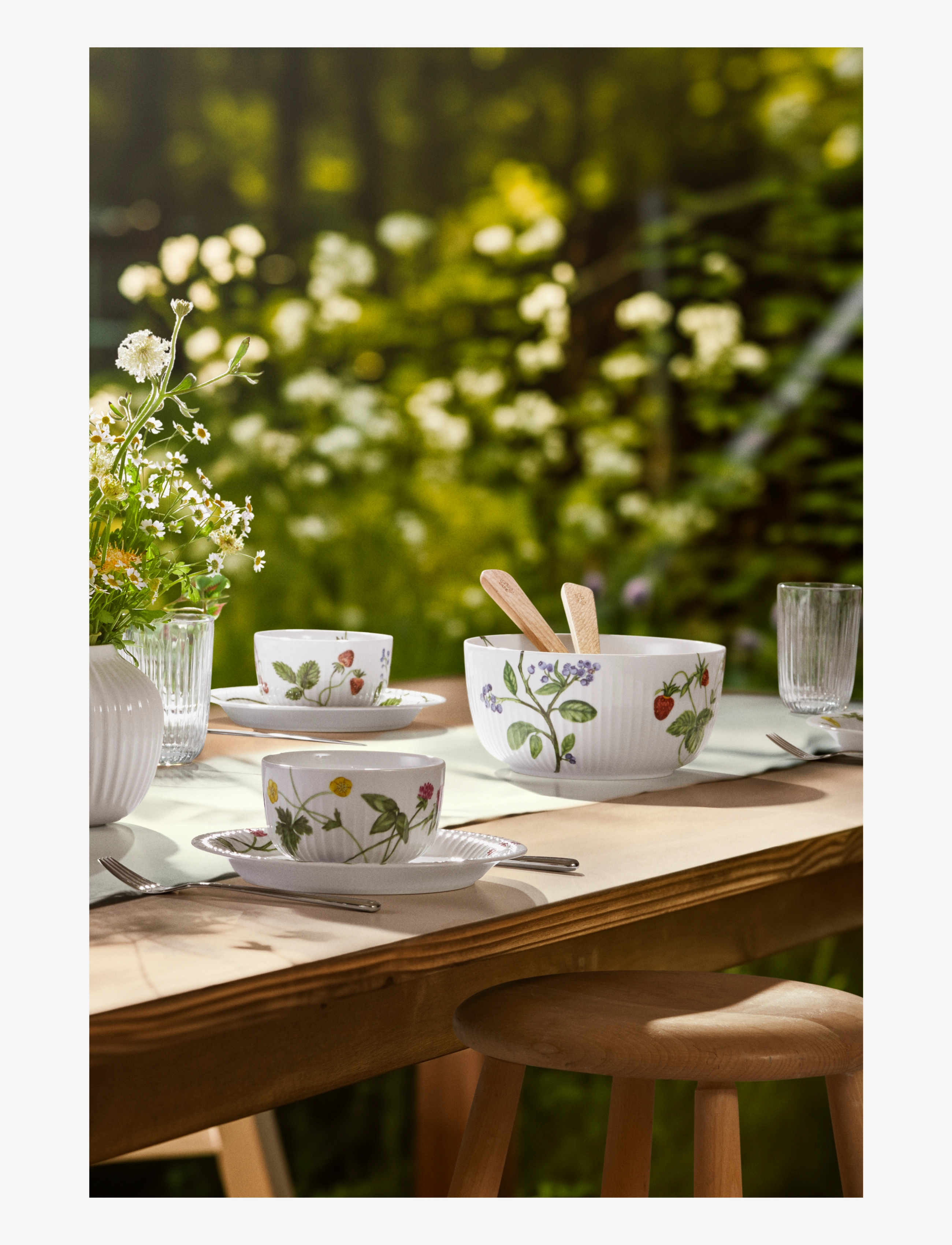 Kähler - Hammershøi Summer Bowl Ø12 cm wild flowers - obstschalen - wild flowers - 4