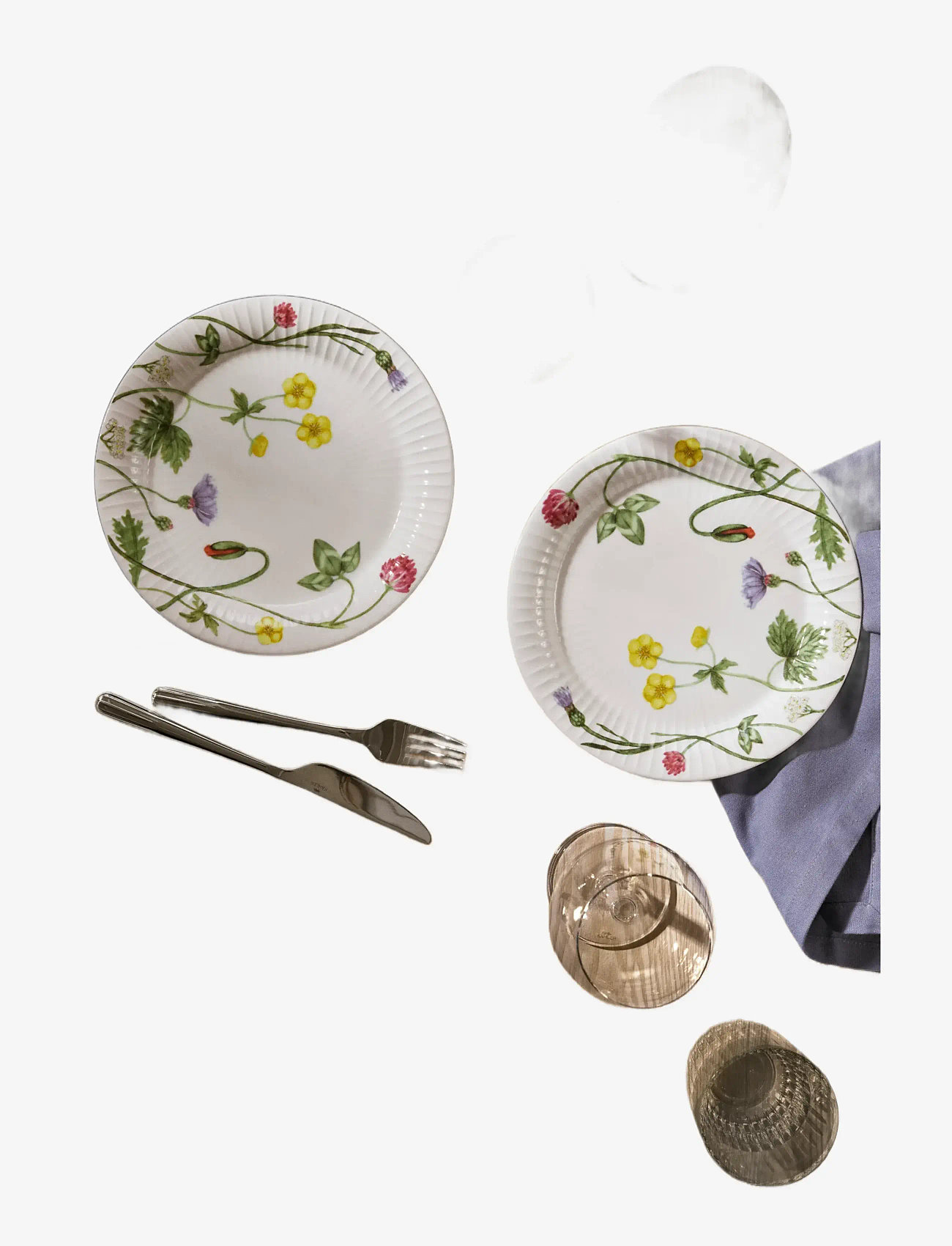 Kähler - Hammershøi Summer Tallrik Ø22 cm wild flowers - köp efter pris - wild flowers - 3