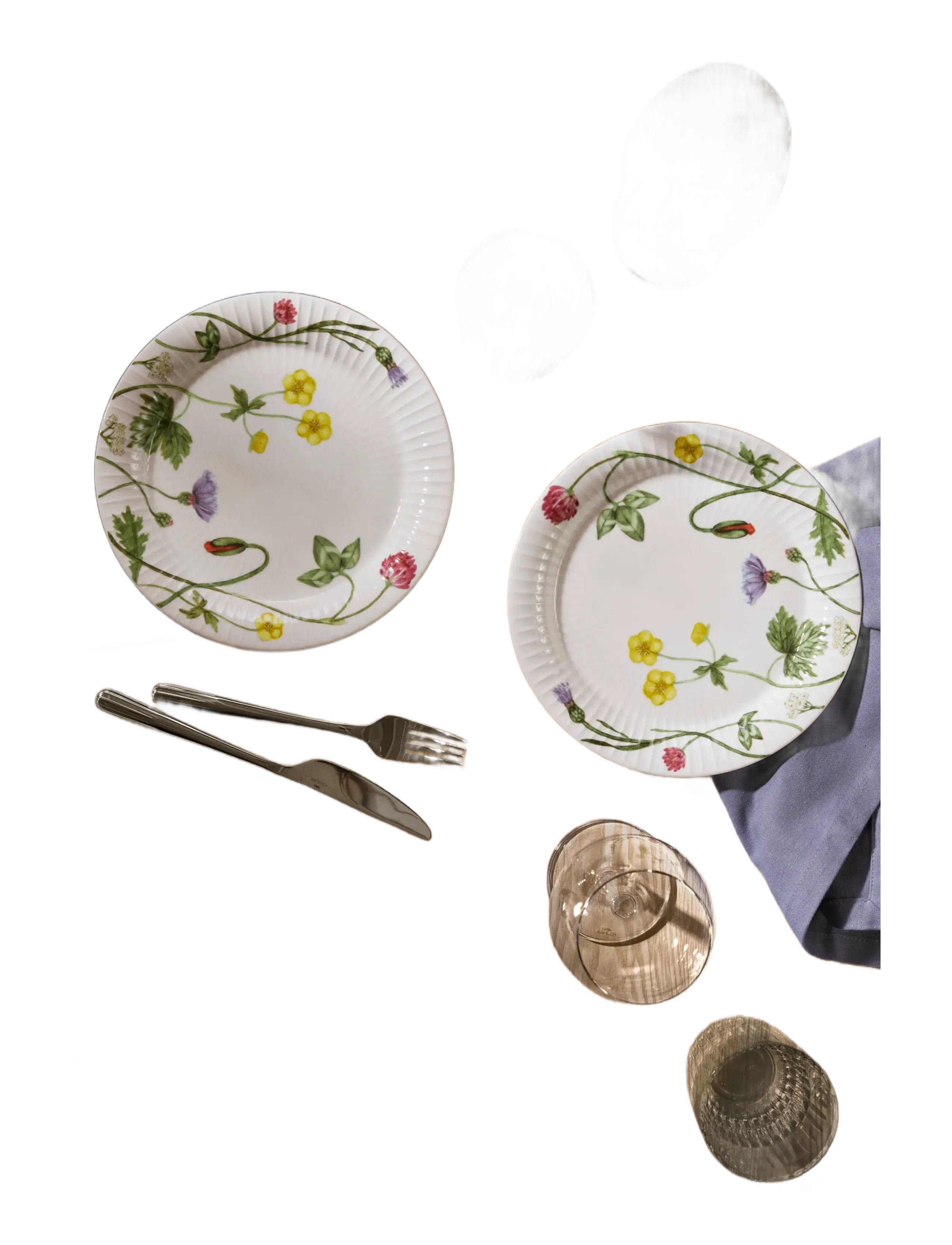 Kähler - Hammershøi Summer Plate Ø22 cm wild flowers - matardiskar - wild flowers - 3