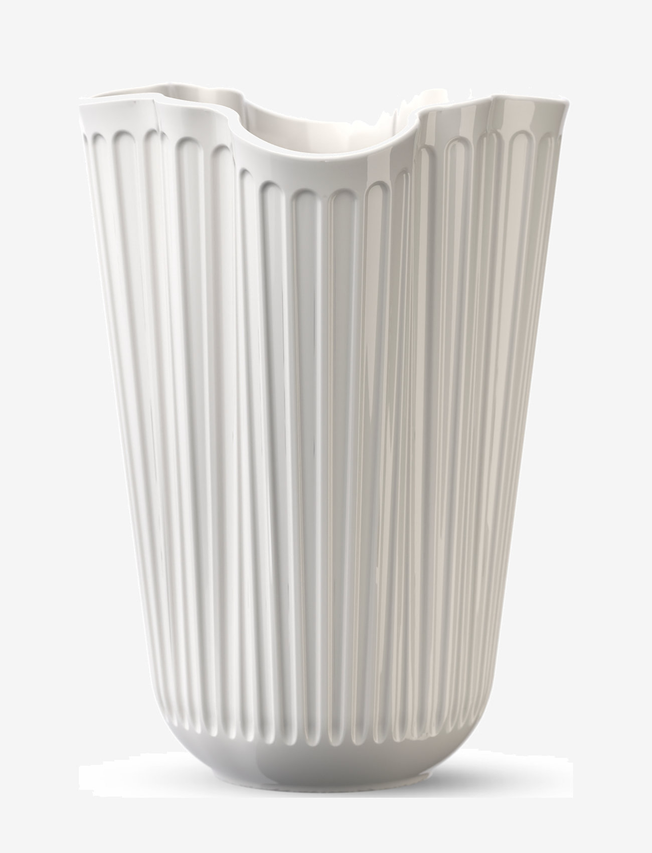 Kähler - Hammershøi Unfold Vase H20.5 cm white - osta hinna alusel - white - 1