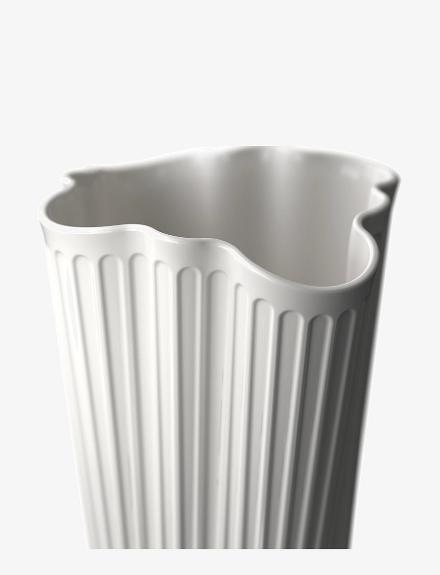 Kähler - Hammershøi Unfold Vase H20.5 cm hvid - køb efter pris - white - 2