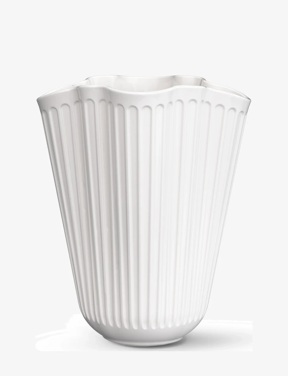 Kähler - Hammershøi Unfold Vase H16.5 cm white - vases - white - 0