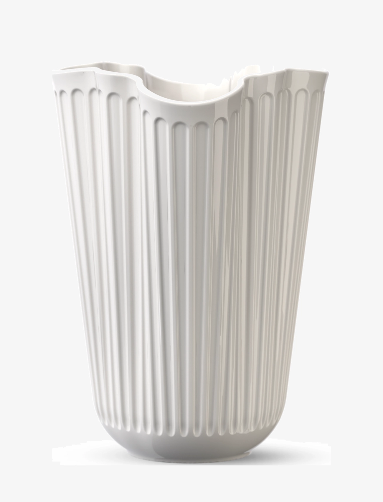 Kähler - Hammershøi Unfold Vas H16.5 cm vit - köp efter pris - white - 1