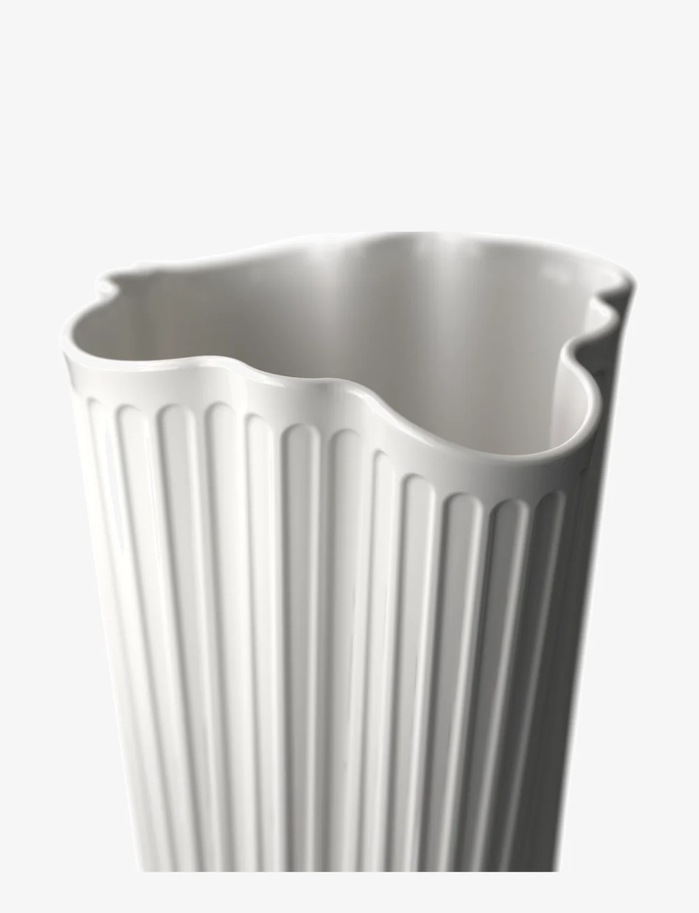 Kähler - Hammershøi Unfold Vase H16.5 cm white - vases - white - 2