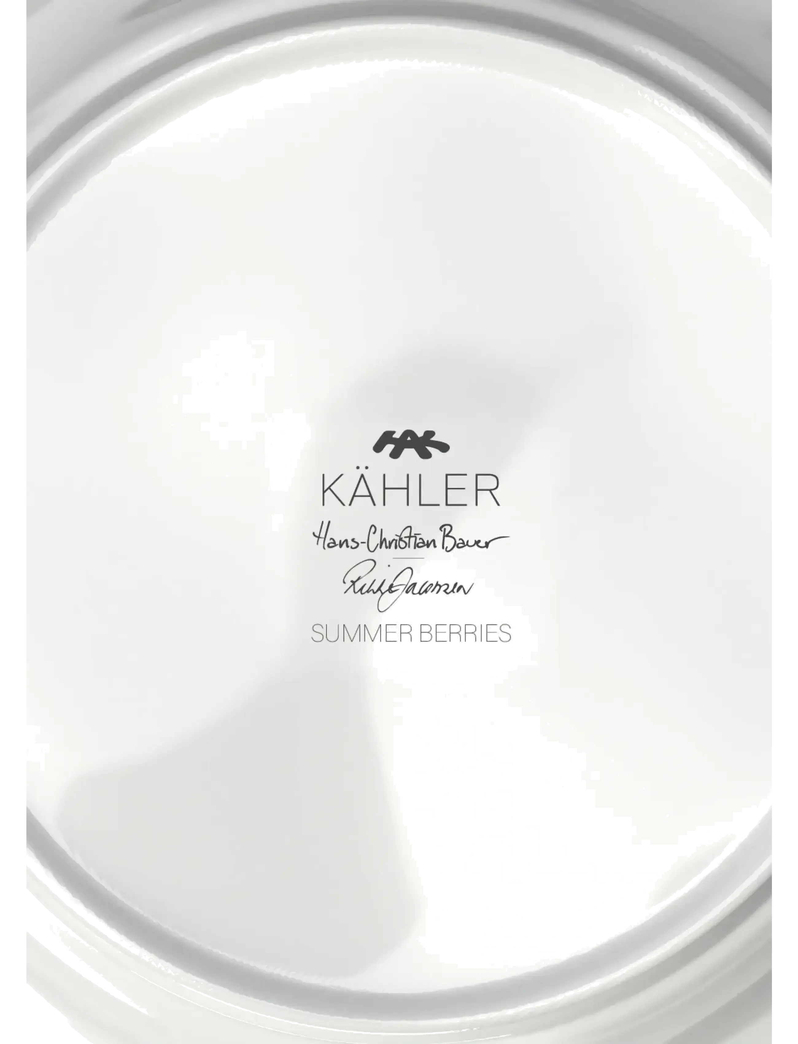 Kähler - Hammershøi Summer Plate Ø22 cm forget me not - mazie šķīvji - forget me not - 3