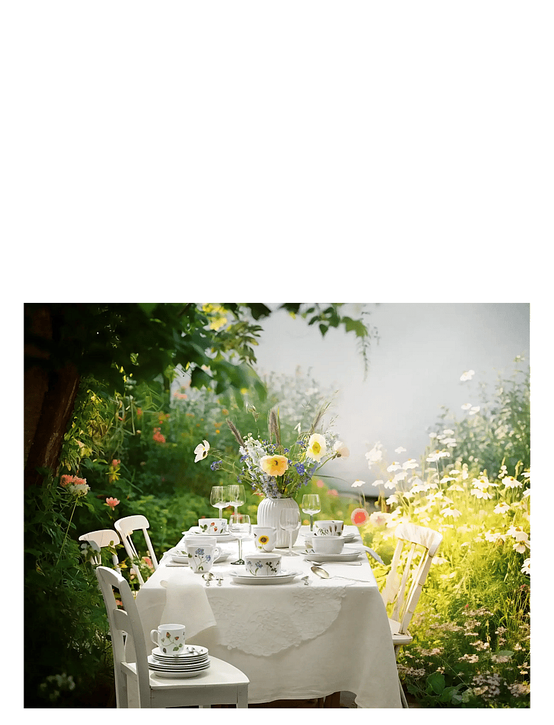 Kähler - Hammershøi Summer Plate Ø22 cm forget me not - väikesed taldrikud - forget me not - 5