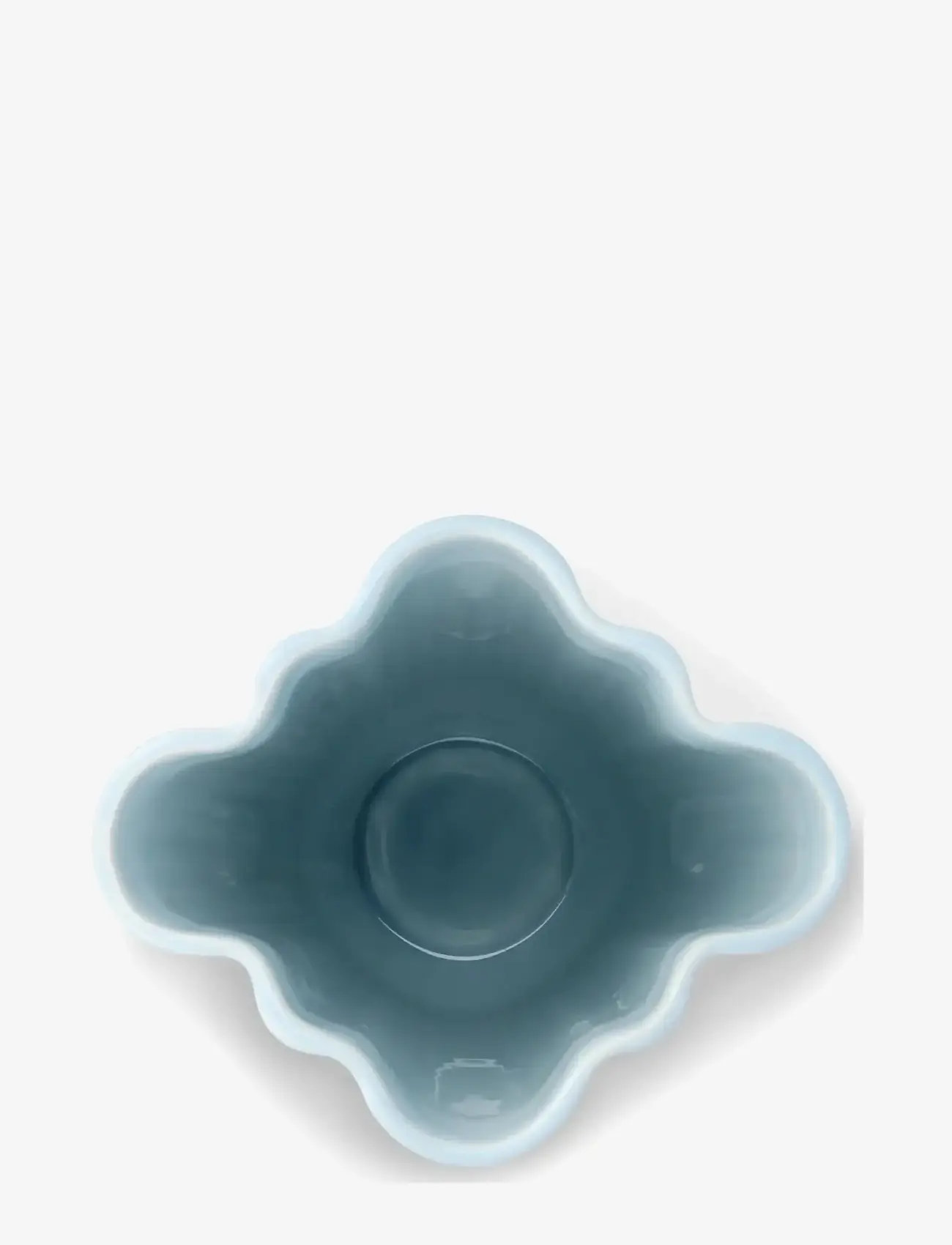 Kähler - Hammershøi Unfold Vase H20.5 cm blue - vasen - blue - 3