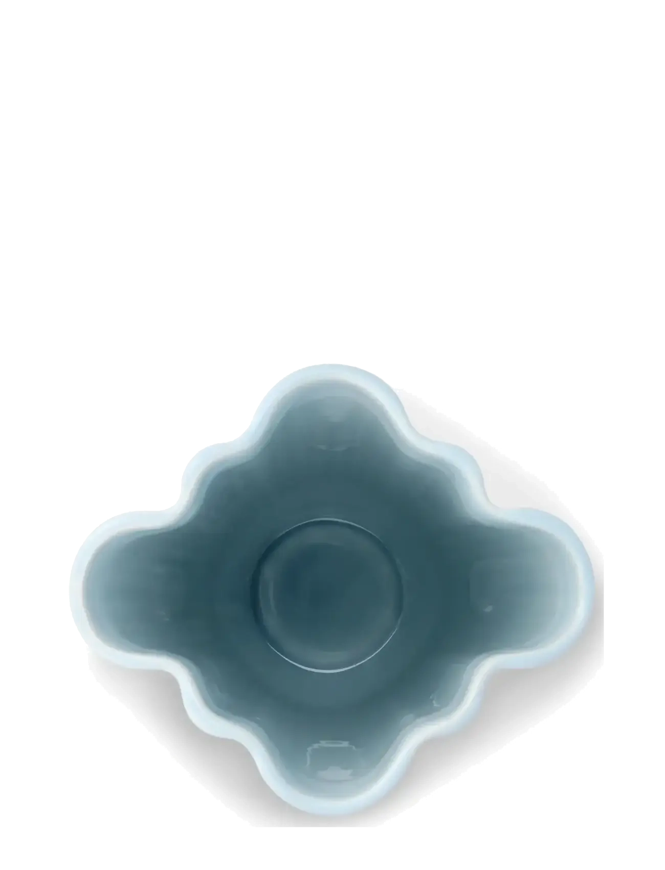 Kähler - Hammershøi Unfold Vase H20.5 cm blå - vaser - blue - 3