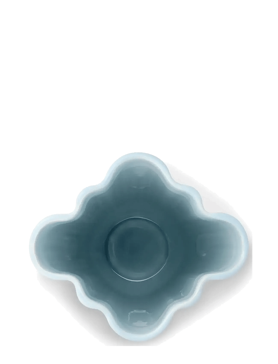 Kähler - Hammershøi Unfold Vase H20.5 cm blue - vaasid - blue - 3