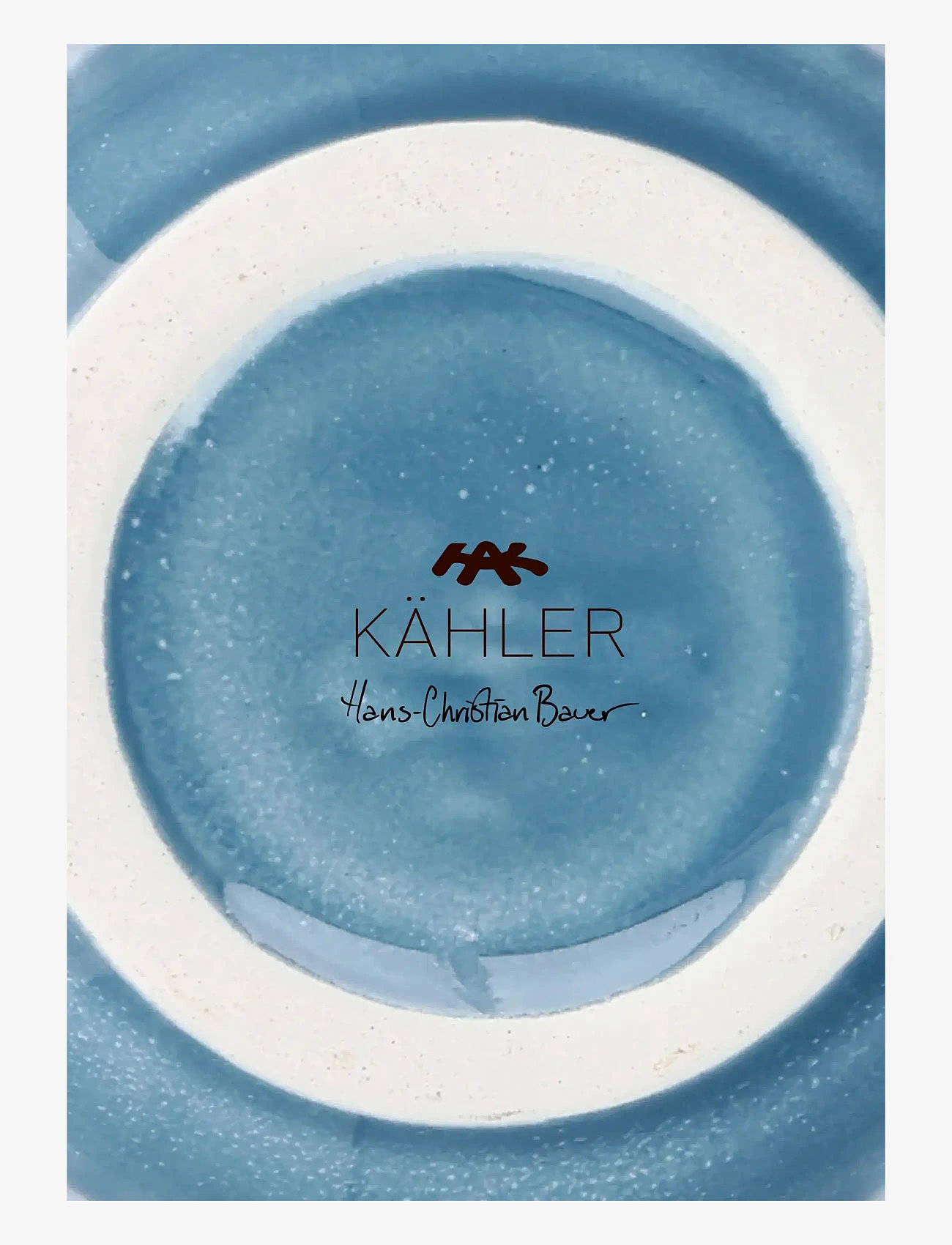 Kähler - Hammershøi Unfold Vase H20.5 cm blue - vasen - blue - 4