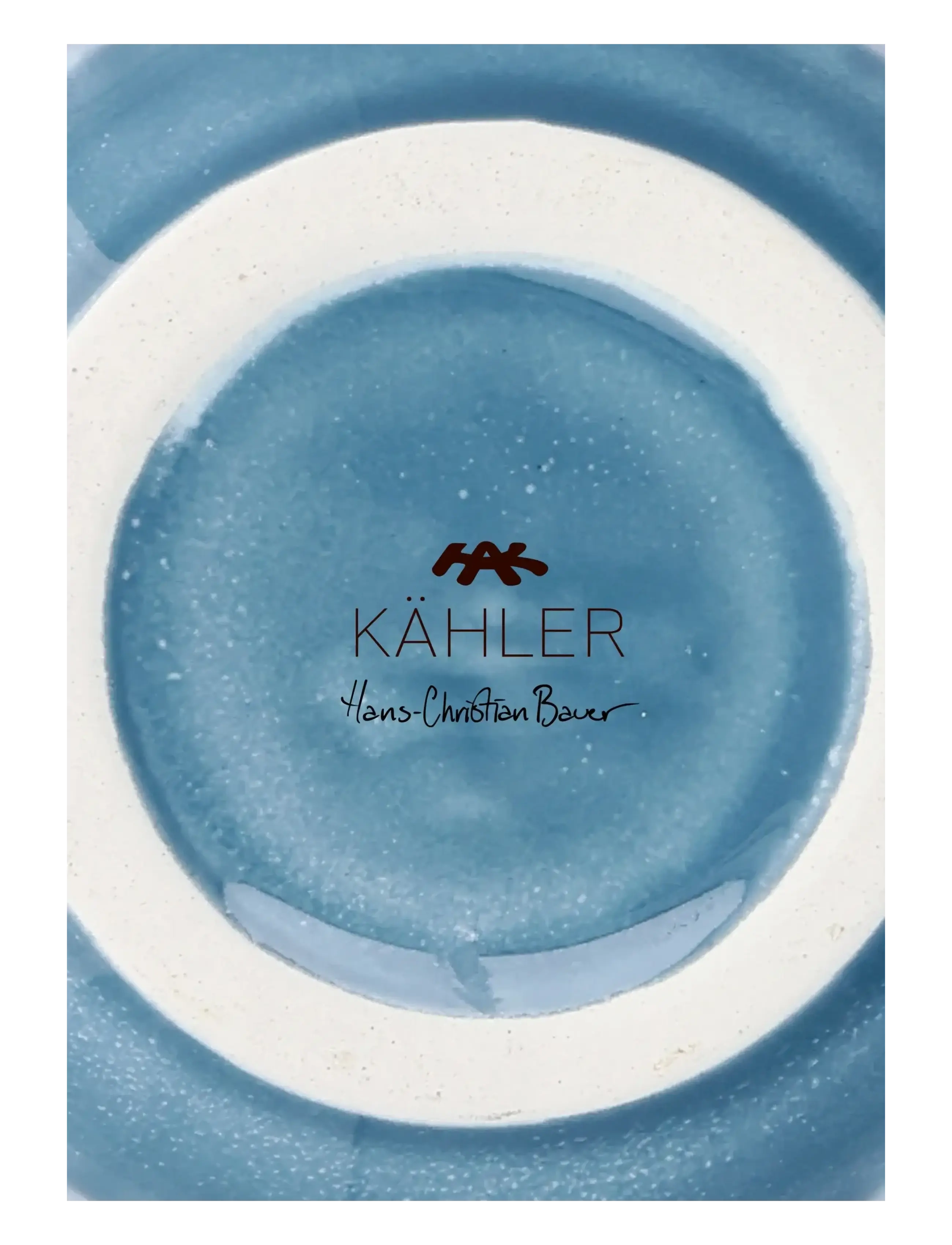 Kähler - Hammershøi Unfold Vase H20.5 cm blå - vaser - blue - 4