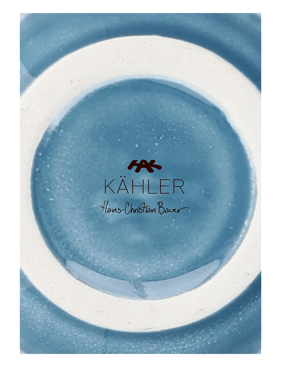 Kähler - Hammershøi Unfold Vase H20.5 cm blue - vaasid - blue - 4