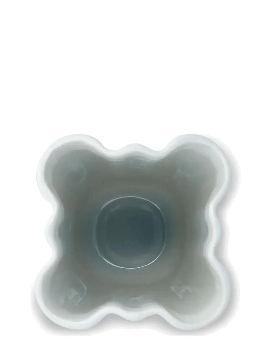 Kähler - Hammershøi Unfold Vase H16.5 cm blue - vasen - blue - 2