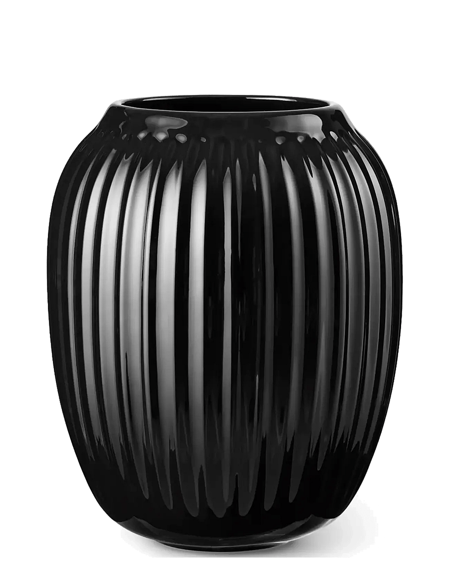 Kähler - Hammershøi Vase H21 cm black - vasen - black - 1