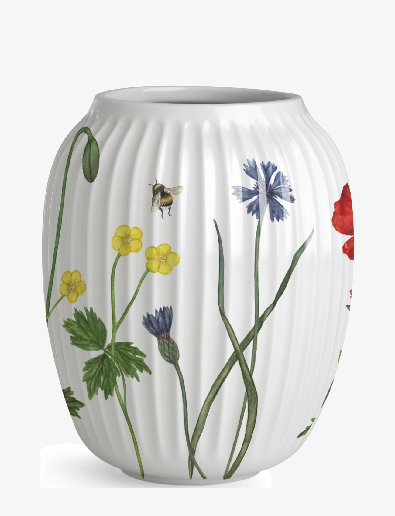 Kähler - Hammershøi Summer Vase H21 cm wild flowers - nach preis einkaufen - wild flowers - 1