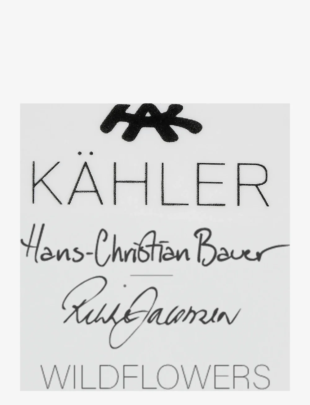 Kähler - Hammershøi Summer Vas H21 cm wild flowers - köp efter pris - wild flowers - 2