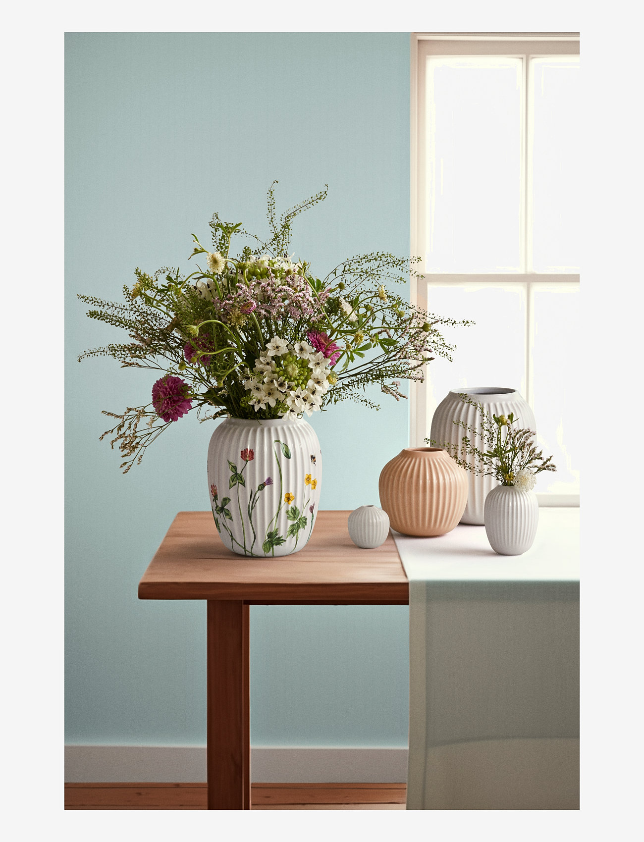 Kähler - Hammershøi Summer Vase H21 cm wild flowers - vases - wild flowers - 3