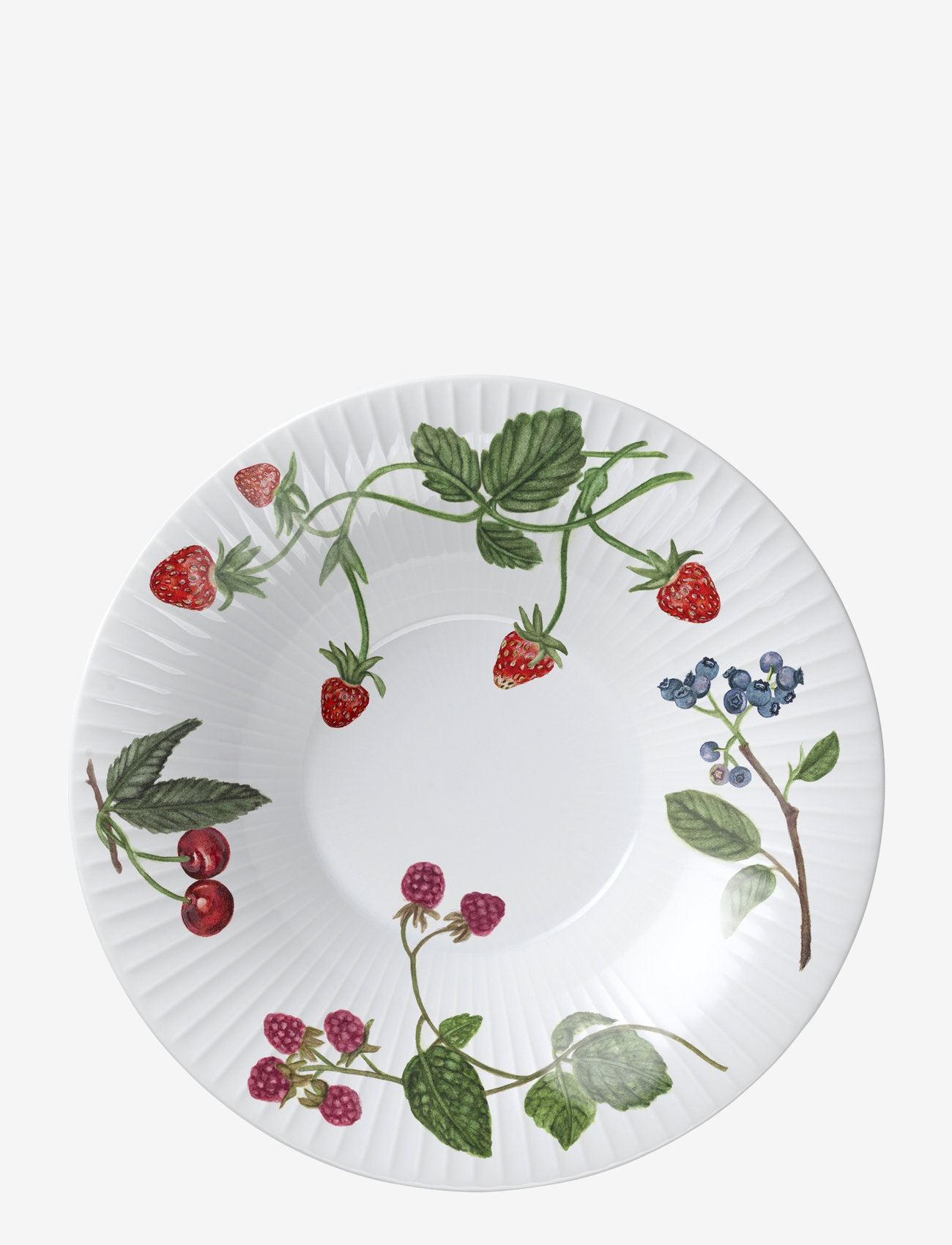 Kähler - Hammershøi Summer Dyb tallerken Ø21 cm sommerbær - pastatallerkner - summer berries - 0