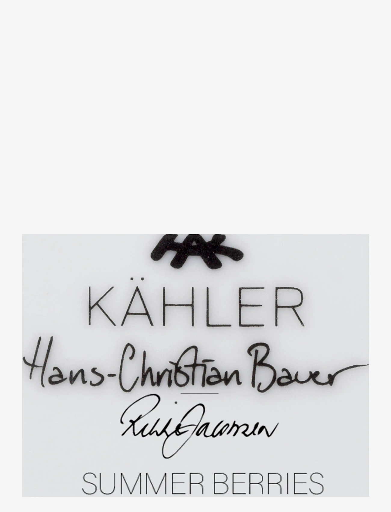 Kähler - Hammershøi Summer Dyb tallerken Ø21 cm sommerbær - pastatallerkner - summer berries - 2
