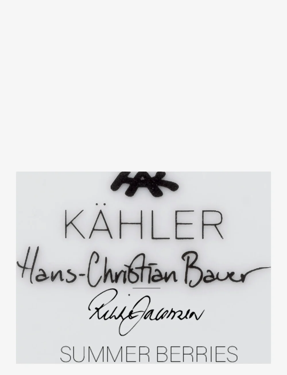 Kähler - Hammershøi Summer Djuptallrik Ø21 cm summer berries - köp efter pris - summer berries - 2