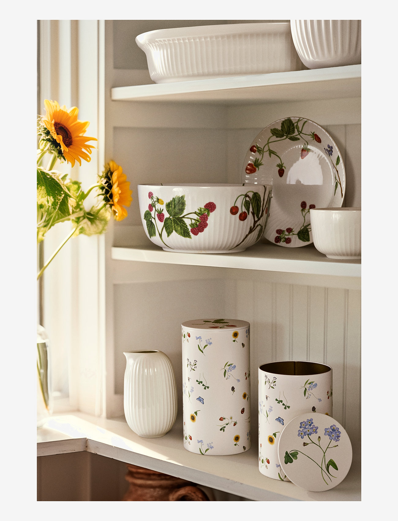 Kähler - Hammershøi Summer Dyb tallerken Ø21 cm sommerbær - pastatallerkner - summer berries - 3