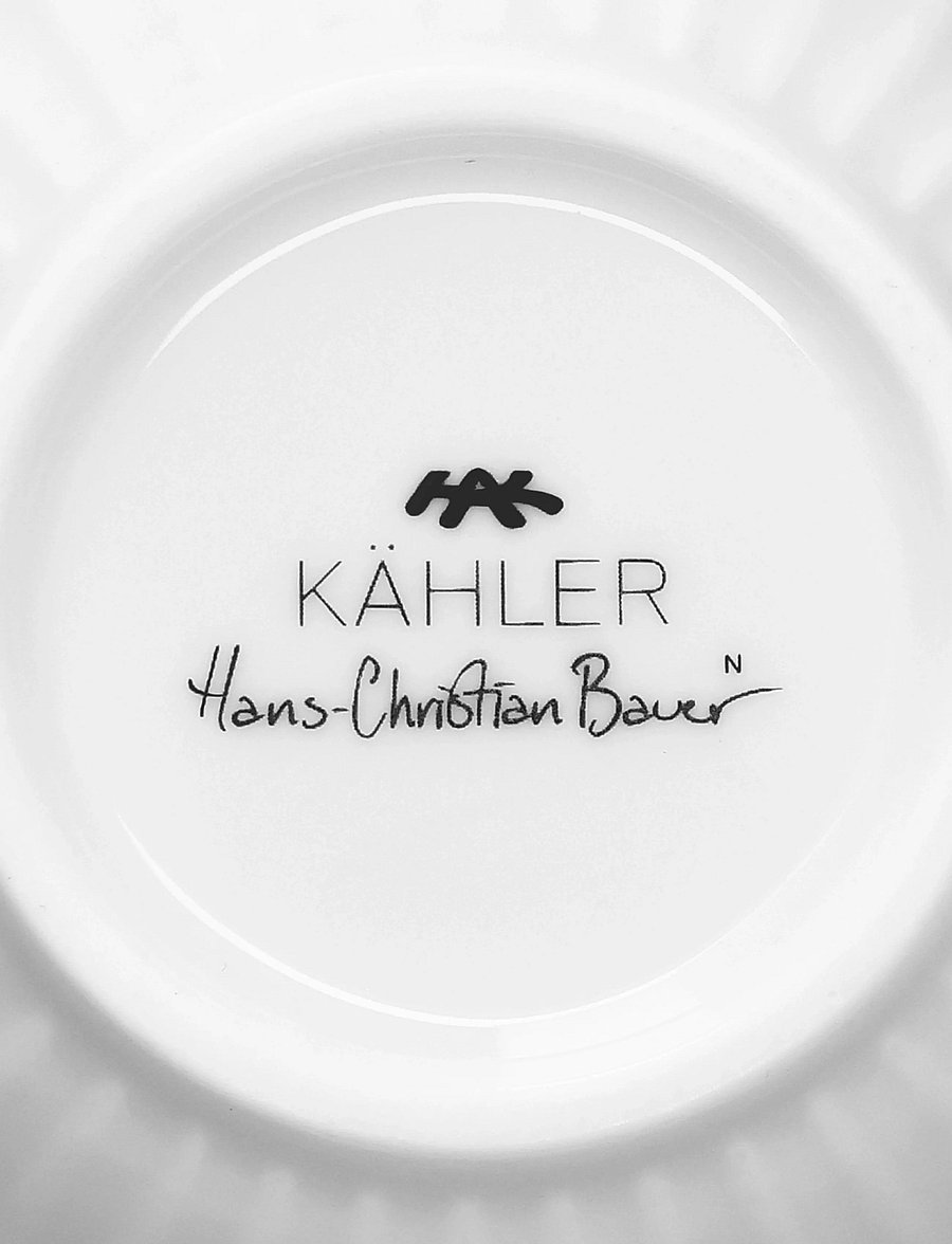 Kähler - Hammershøi Mug 25 cl white - coffee cups - white - 2