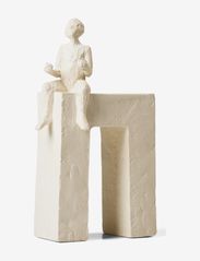 Kähler - Astro Gemini H24 vit - skulpturer & porslinsfigurer - white - 1