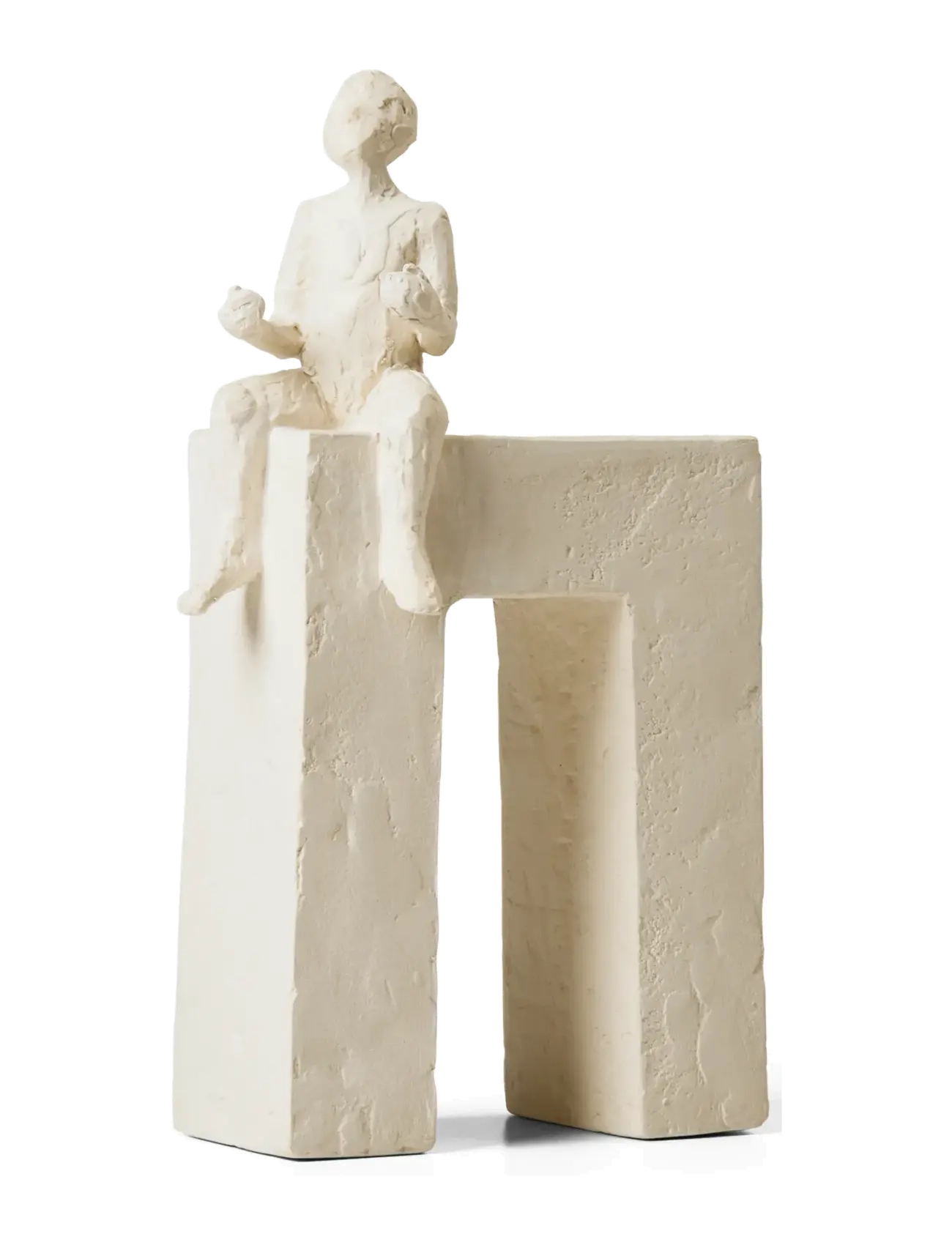 Kähler - Astro Tvilling H24 hvid - skulpturer & porcelænsfigurer - white - 1