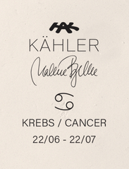 Kähler - Astro Krebs H16 hvid - skulpturer & porcelænsfigurer - white - 4