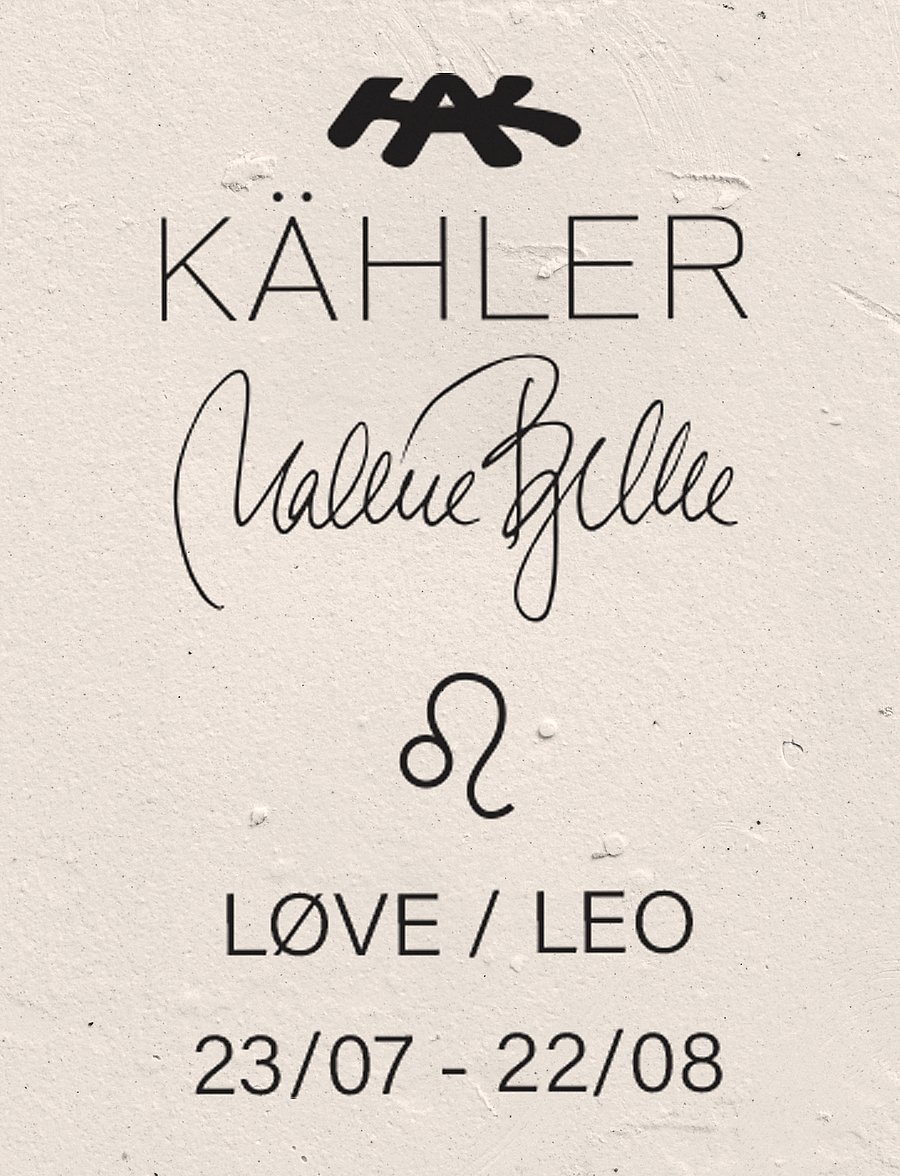 Kähler - Astro Leo H30 white - figuren & skulpturen - white - 4