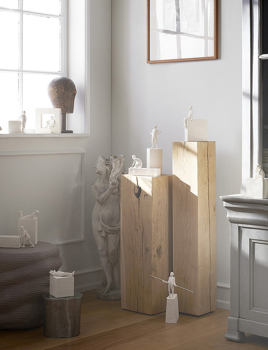 Kähler - Astro Leo H30 white - figuren & skulpturen - white - 5