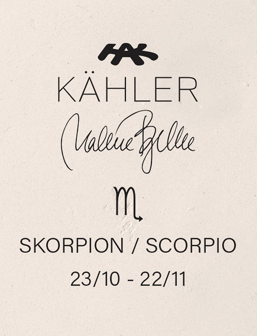 Kähler - Astro Scorpio H14 white - portselanist kujukesed ja skulptuurid - white - 4