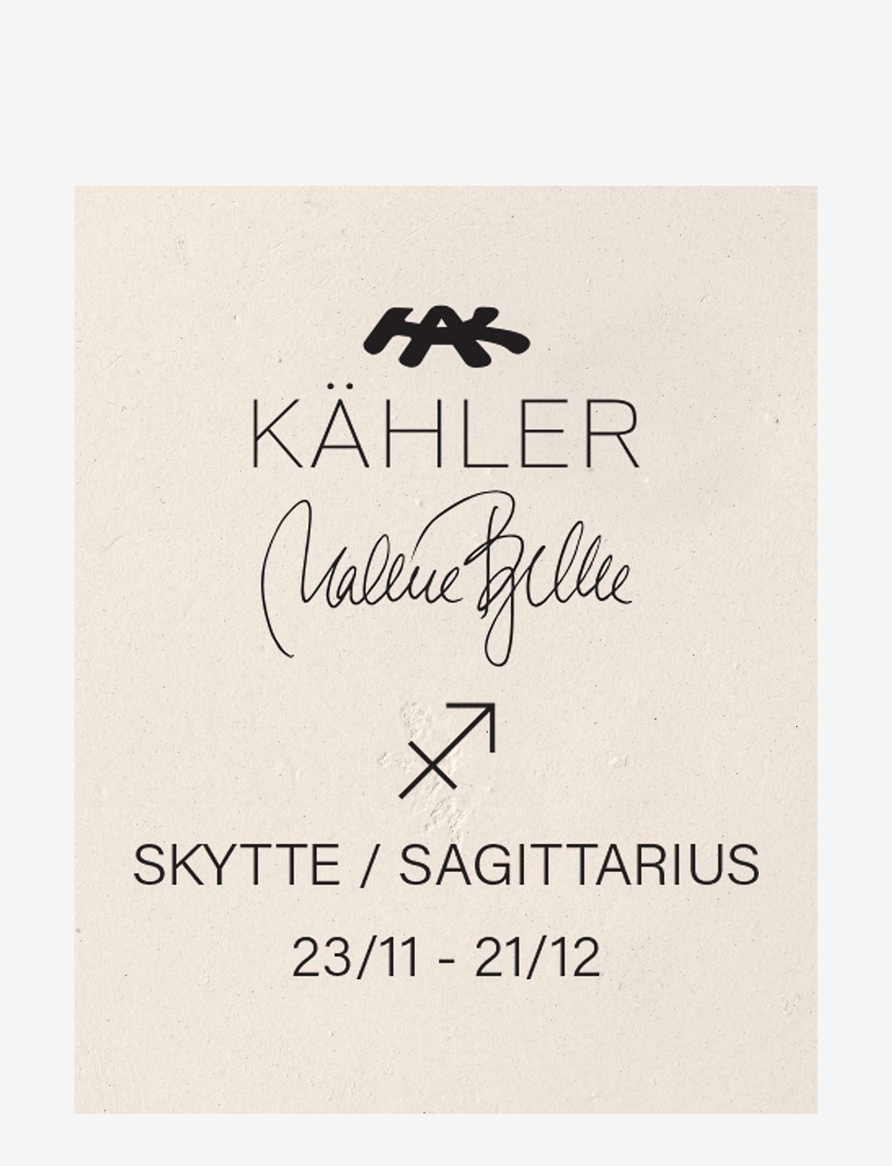 Kähler - Astro Sagittarius H17 white - hahmot ja veistokset - white - 3