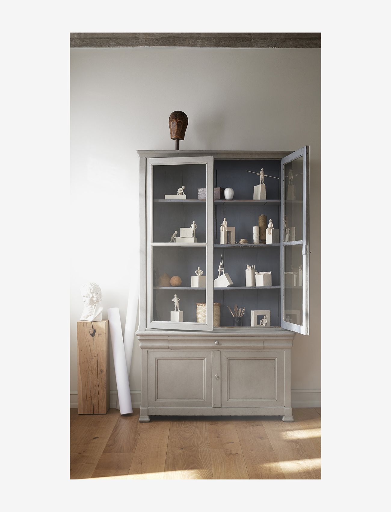 Kähler - Astro Vandmand H19 hvid - skulpturer & porcelænsfigurer - white - 5