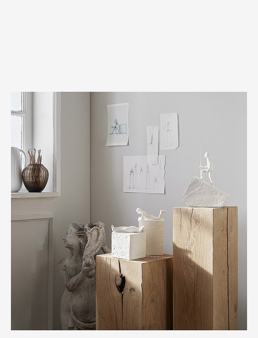 Kähler - Astro Pisces H13 white - porzellanfiguren- & skulpturen - white - 3