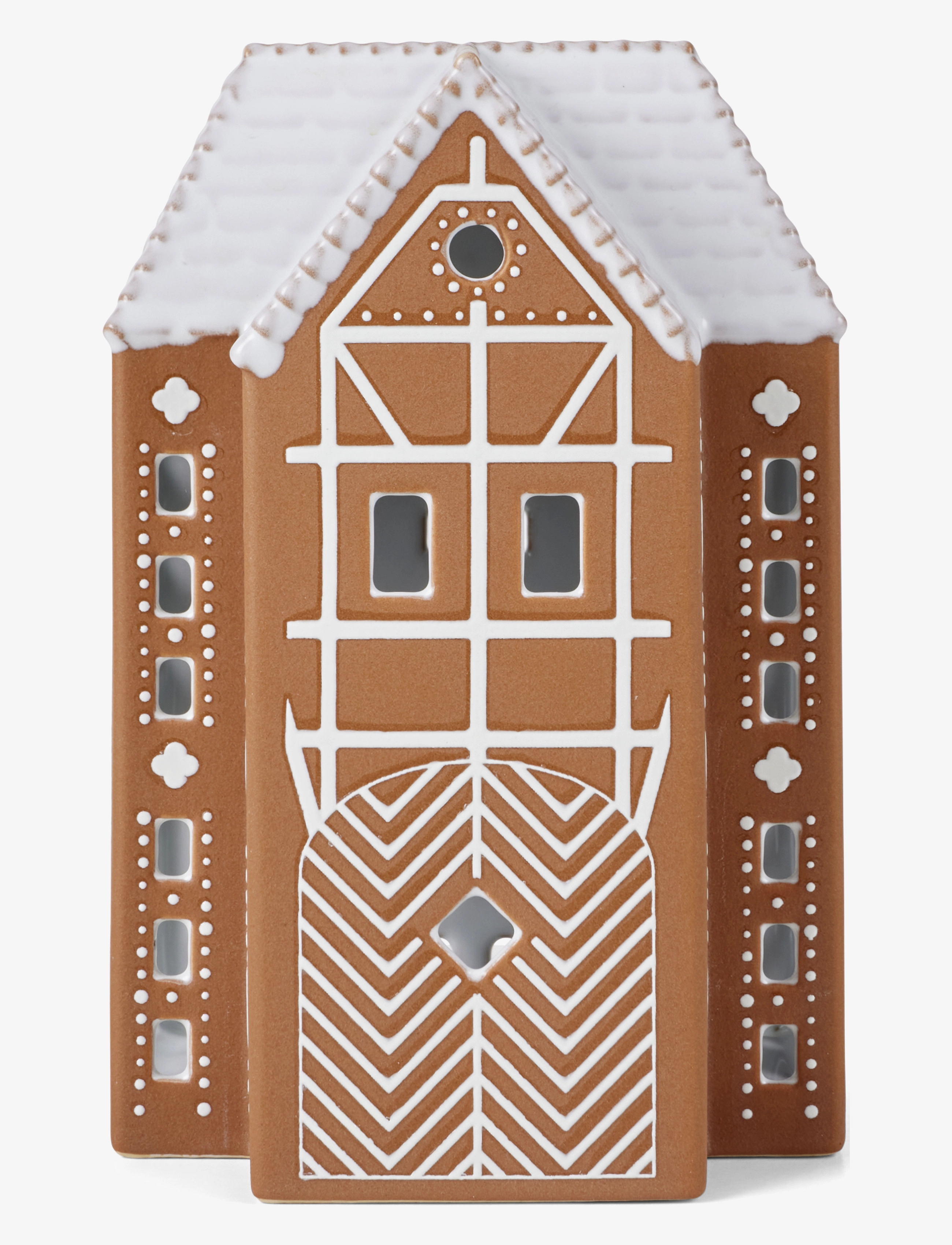 Kähler Gingerbread Lighthouse large brown - Kähler - BROWN / brown