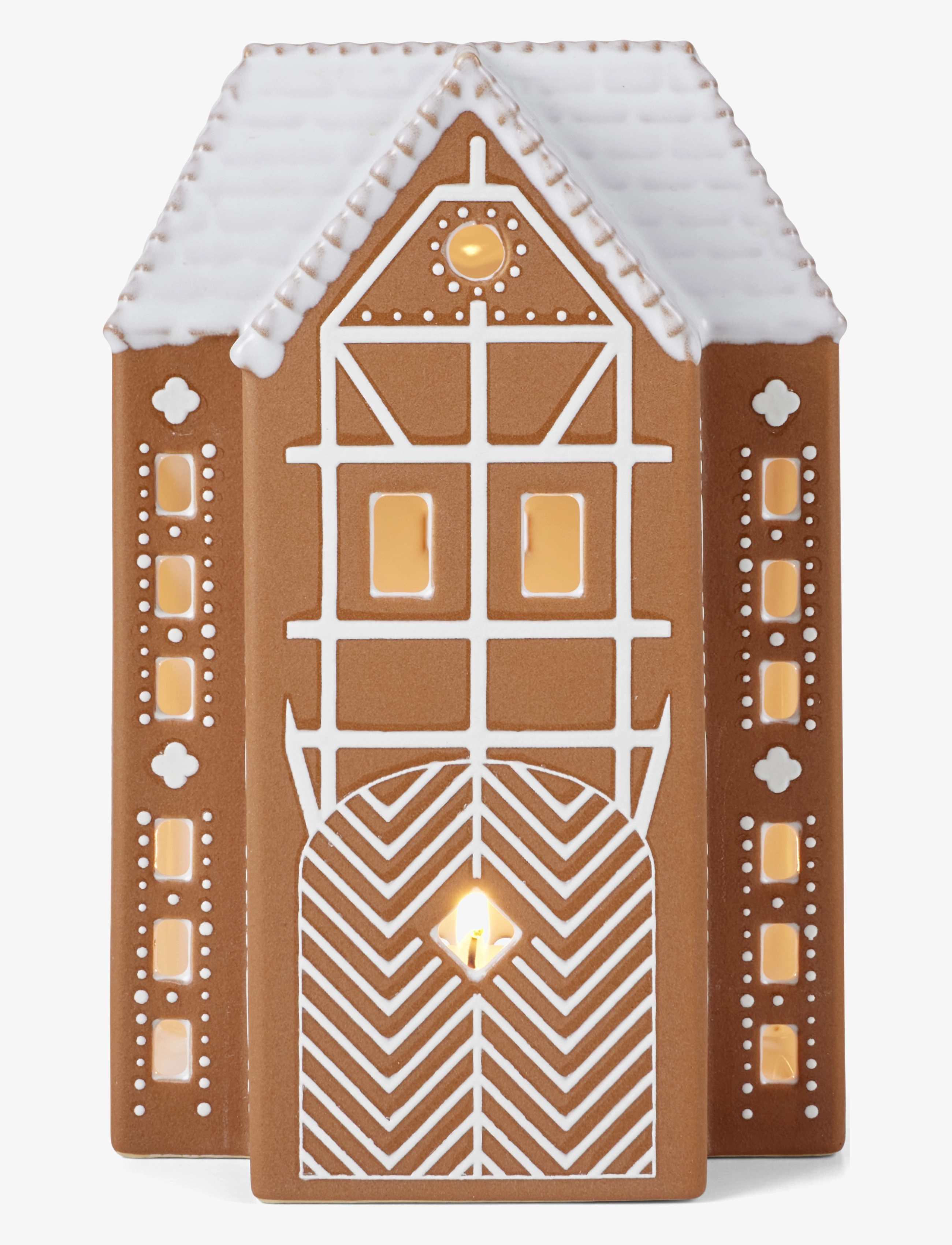 Kähler - Gingerbread Lighthouse large brown - brown - 2