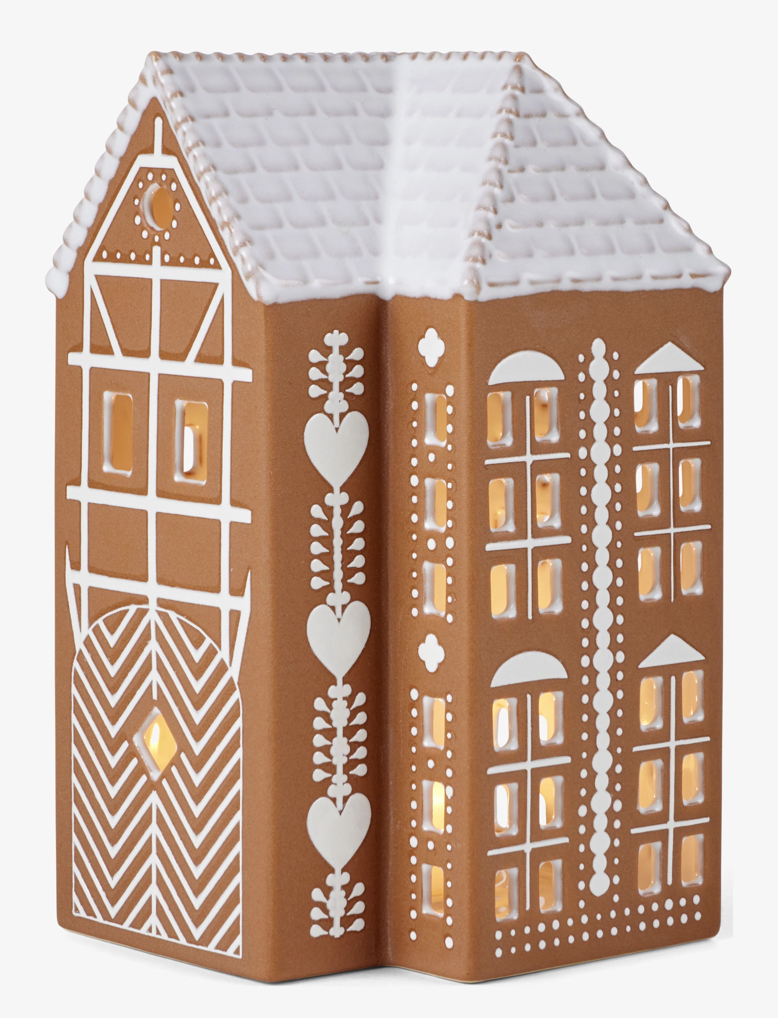 Kähler - Gingerbread Lighthouse large brown - brown - 5
