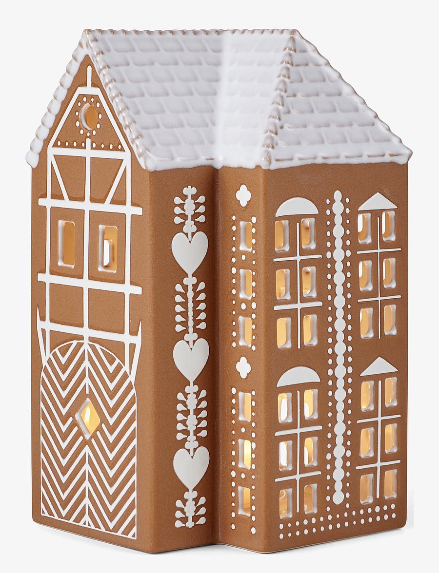 Kähler - Gingerbread Lighthouse large brown - brown - 5