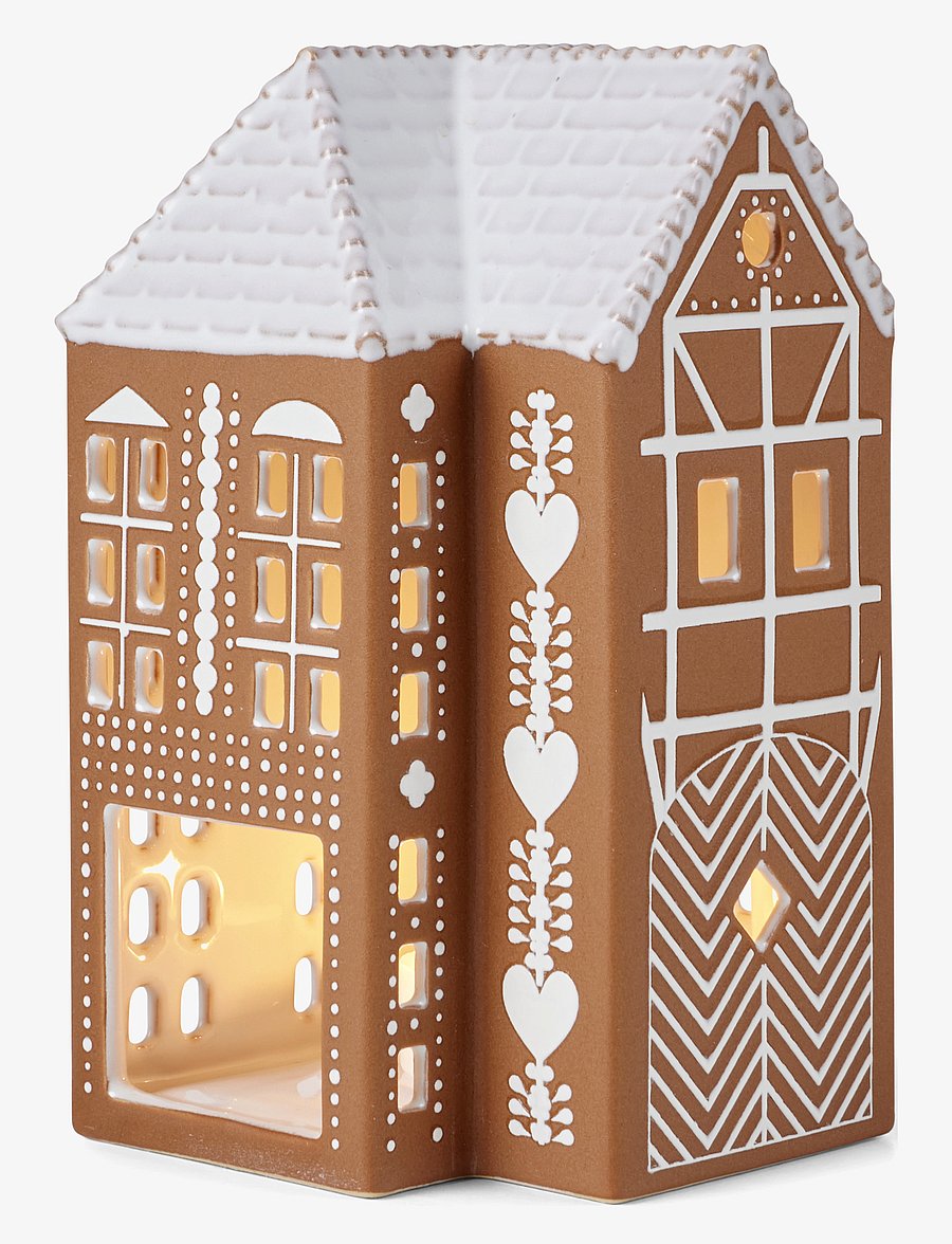 Kähler - Gingerbread Lighthouse large brown - home - brown - 5