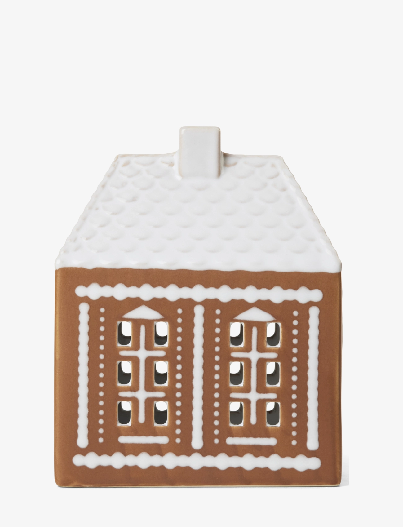 Kähler Gingerbread Lighthouse medium brown - Dekoration - BROWN / multi