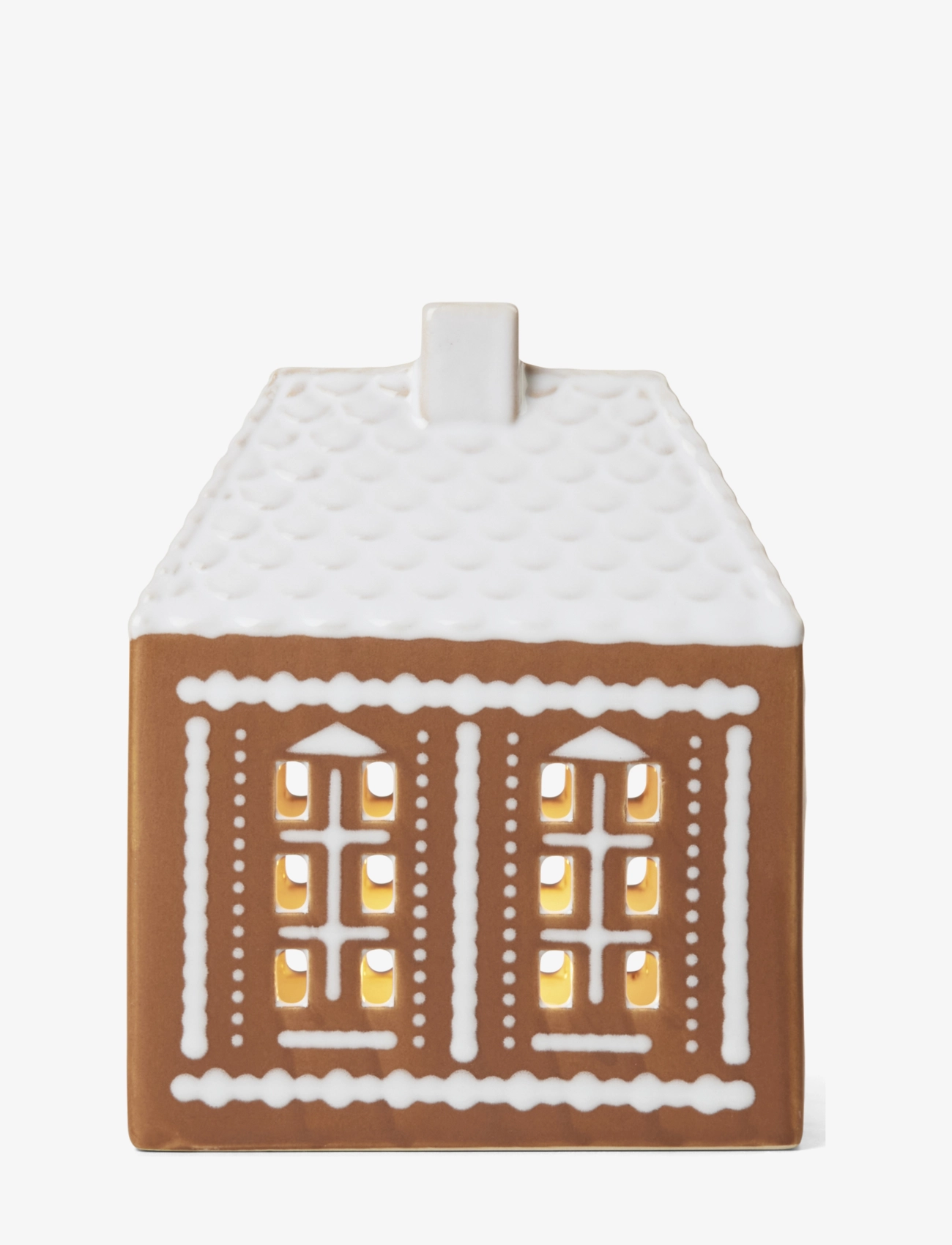 Kähler - Gingerbread Lighthouse medium brown - die niedrigsten preise - brown - 1