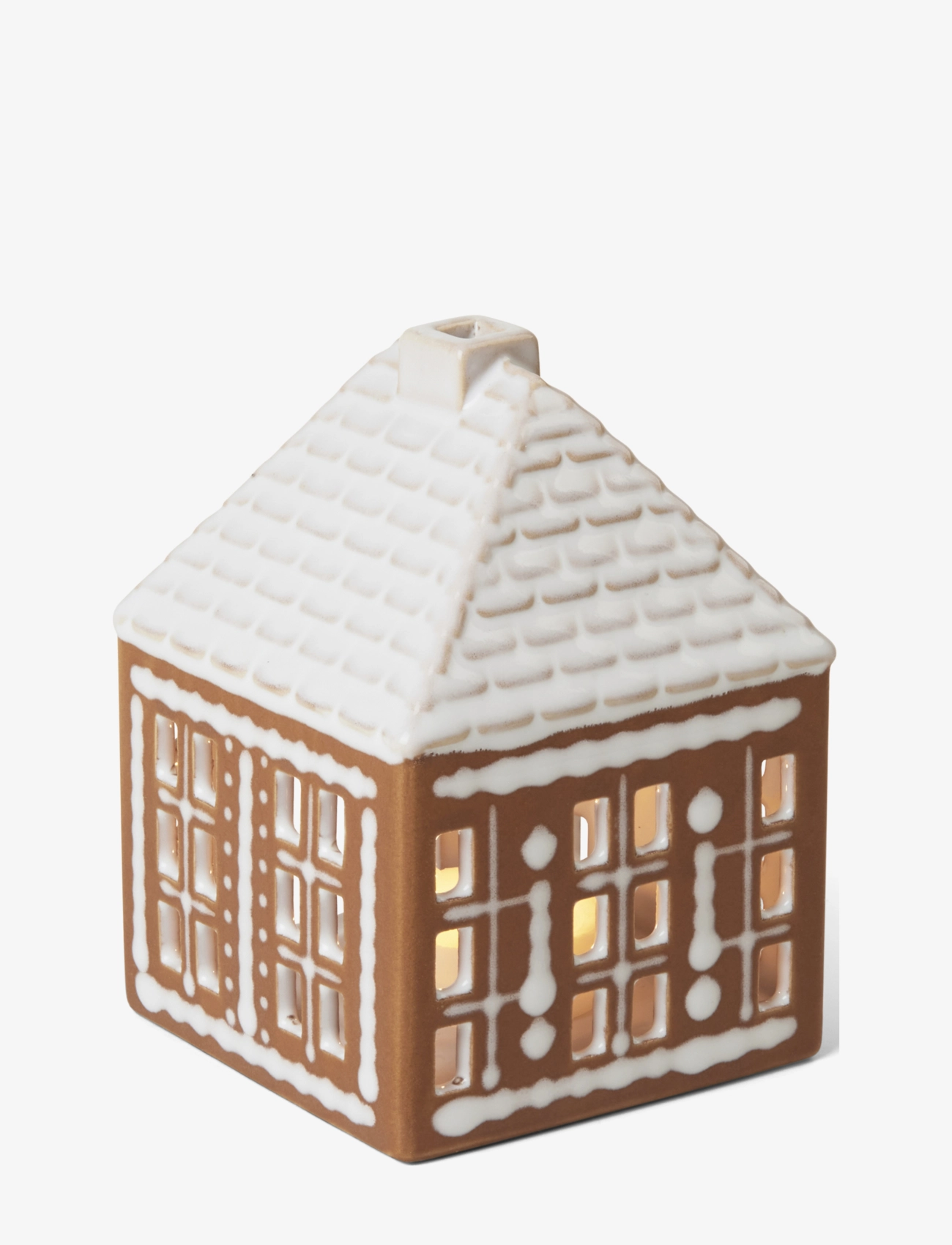 Kähler - Gingerbread Lighthouse small brown - brown - 3