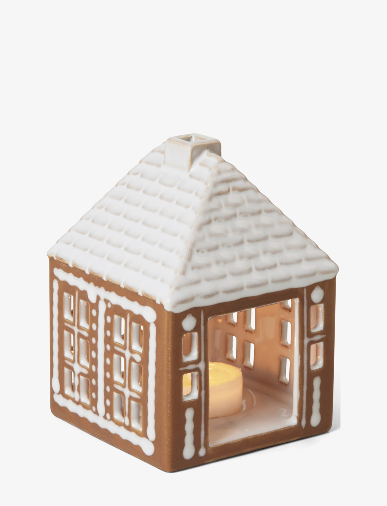 Kähler - Gingerbread Lighthouse small brown - brown - 5