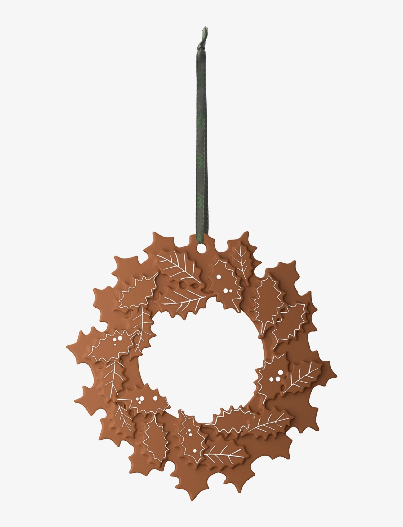 Kähler Gingerbread Garland Ø18.5 cm brown - Weihnachtsdekoration - BROWN / brown