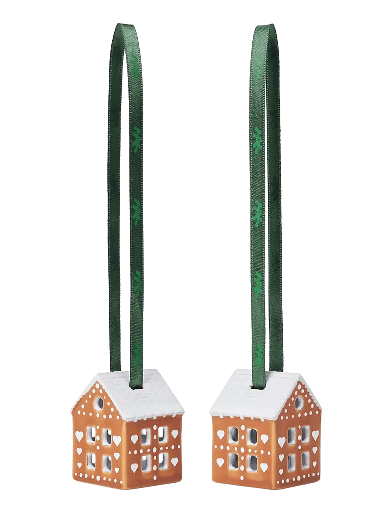 Kähler - Gingerbread Christmas Ornament brown 2 pcs. - osta hinna alusel - brown - 0
