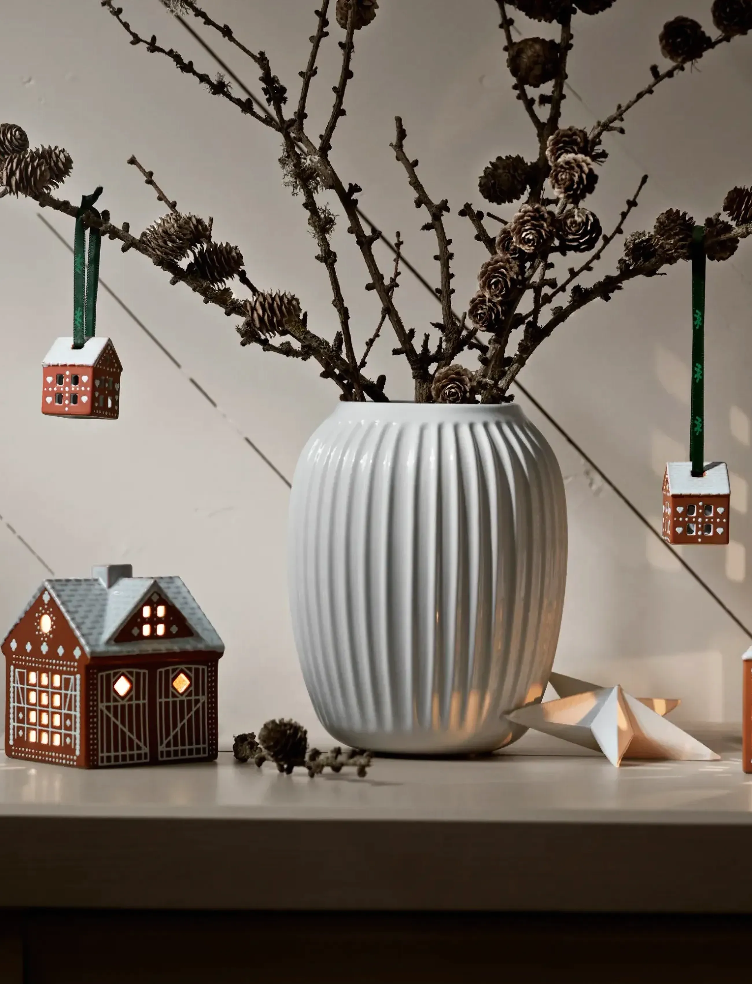 Kähler - Gingerbread Christmas Ornament brown 2 pcs. - brown - 4