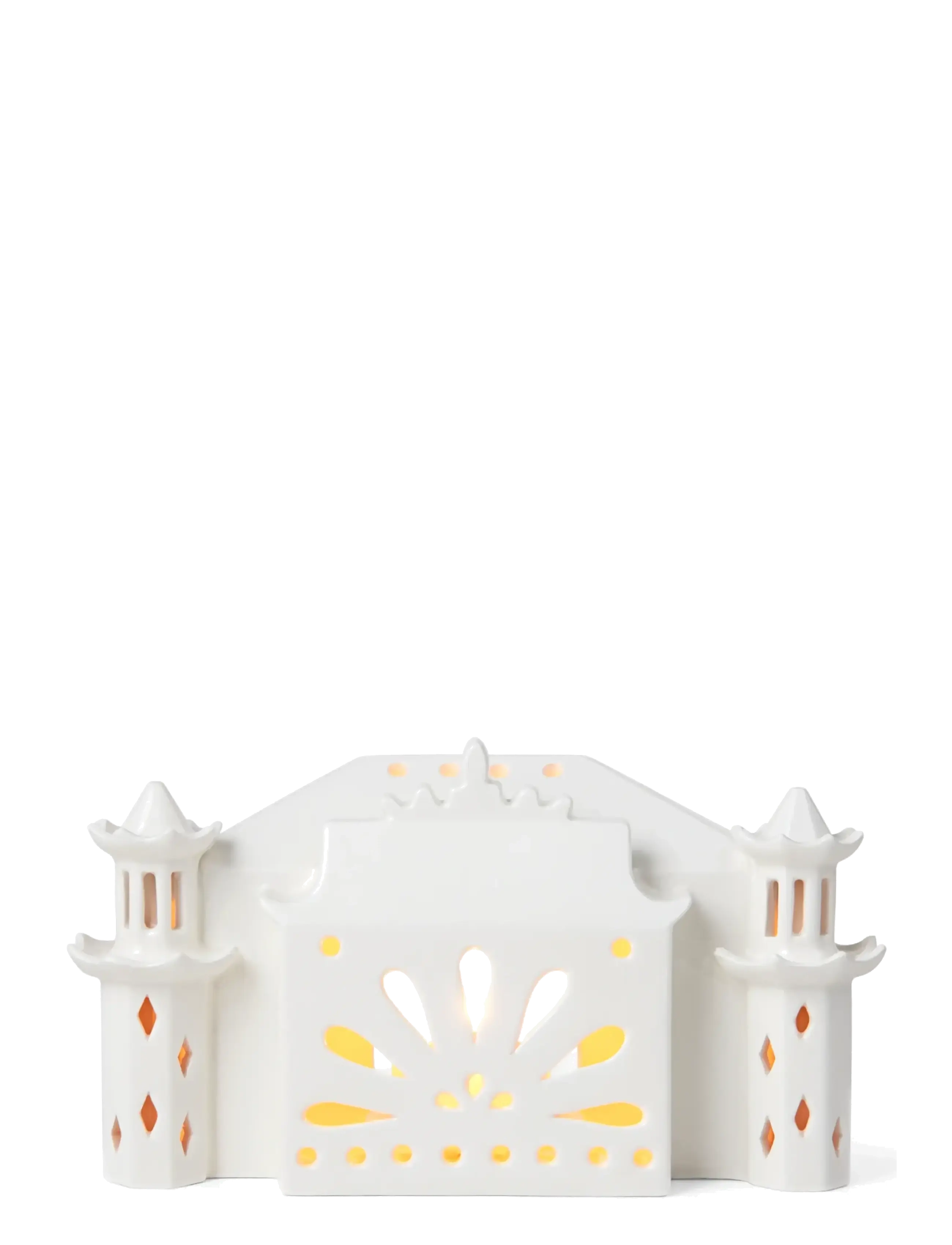 Kähler - Urbania Tivoli Lighthouse Pantomime Theatre white - sprittkertahaldarar - white - 2