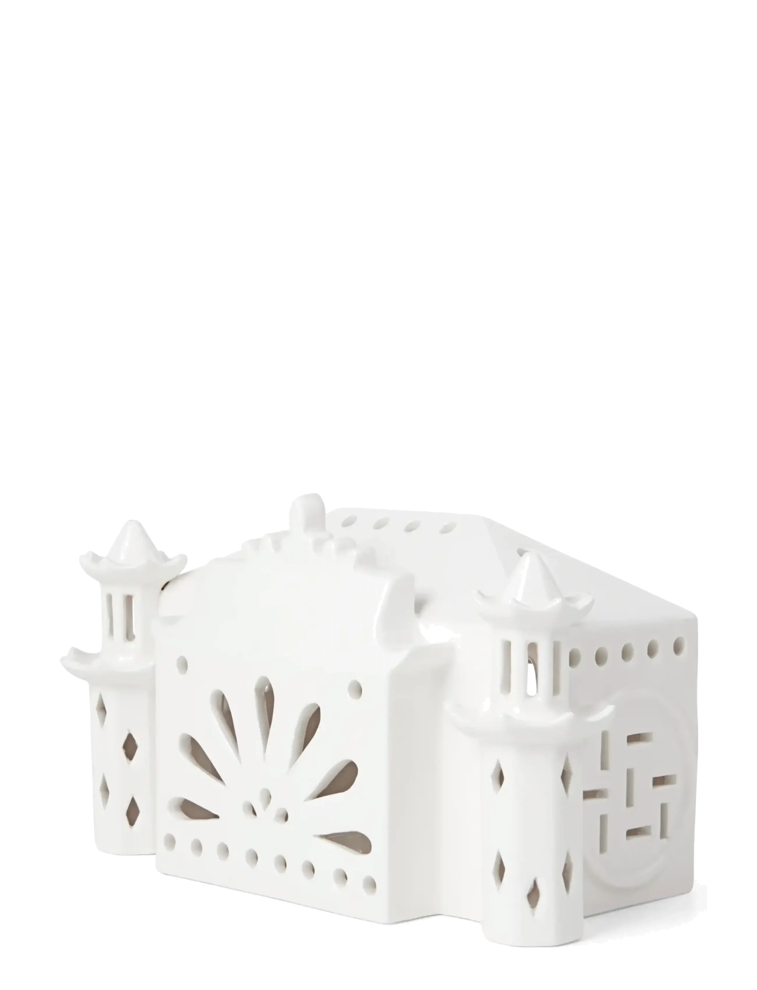 Kähler - Urbania Tivoli Lighthouse Pantomime Theatre white - sprittkertahaldarar - white - 3